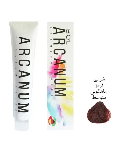 رنگ مو آرکانوم Arcanum شماره 4.65 شرابی قرمز ماهاگونی متوسط