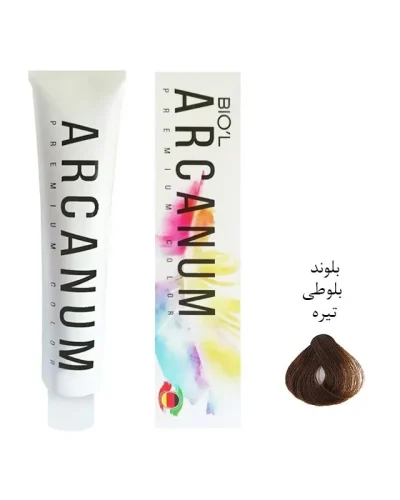 رنگ مو آرکانوم Arcanum شماره 6.81 بلوند بلوطی تیره